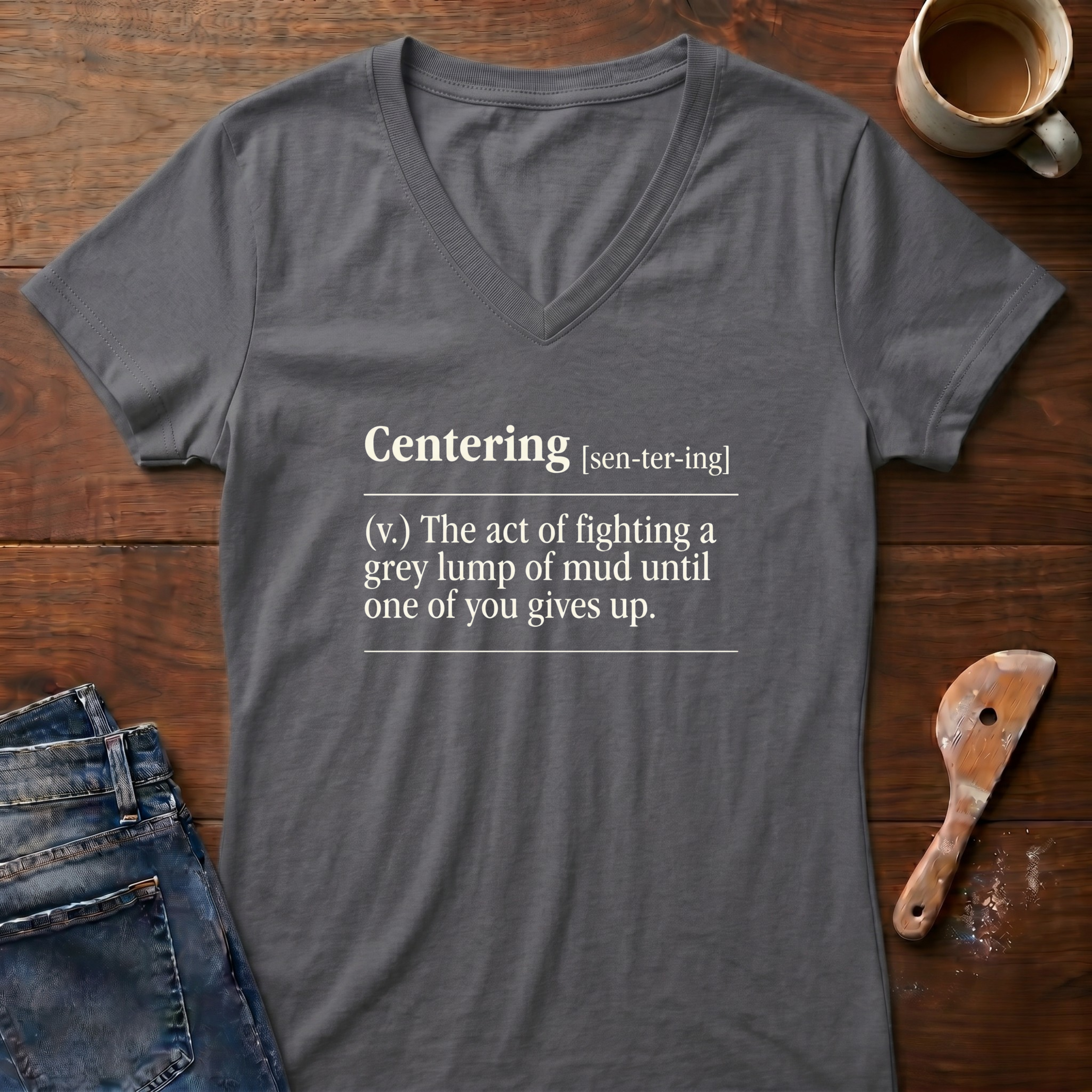 Centering Defined Ladies' V-Neck T-Shirt