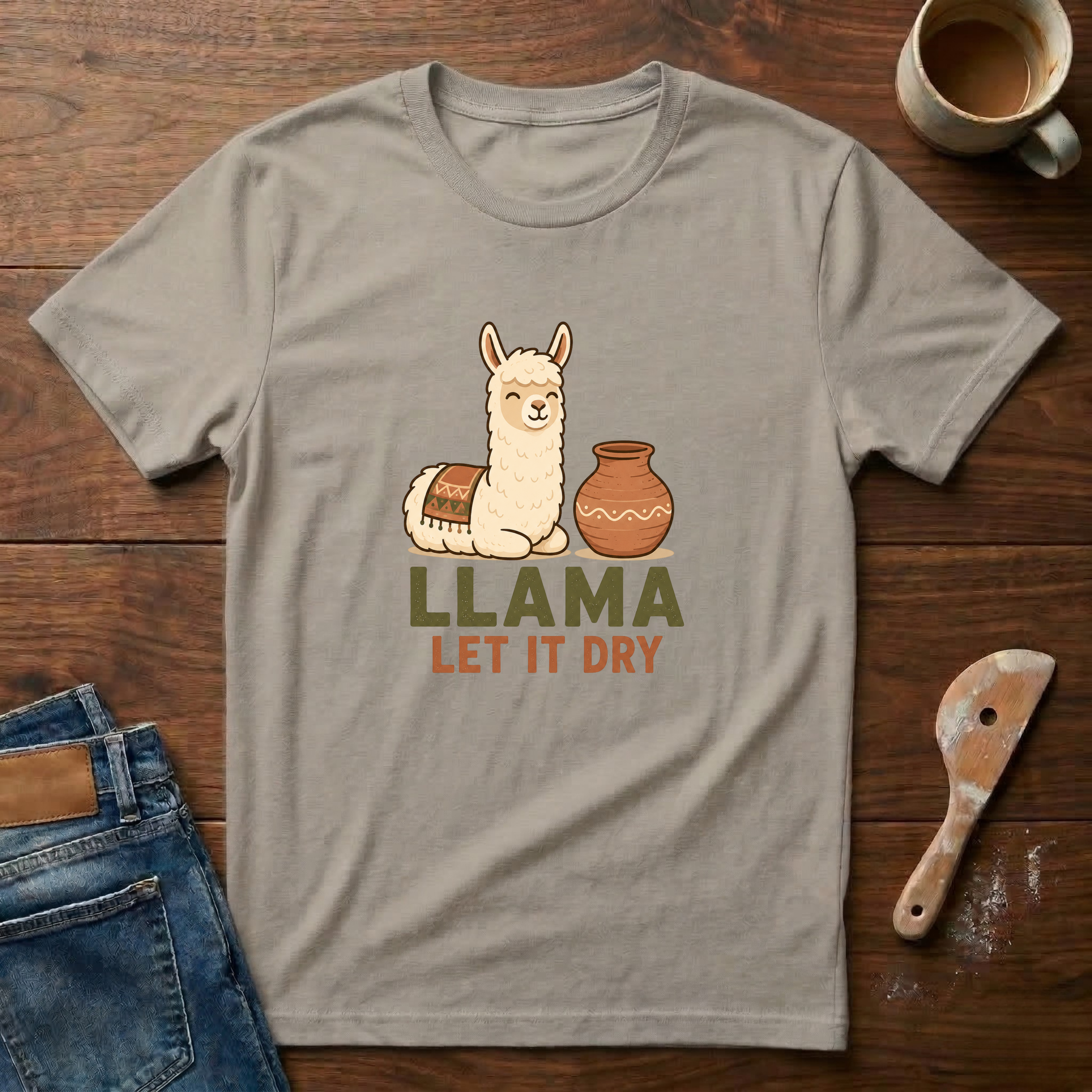 Llama Let It Dry T-Shirt