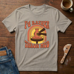 I'd Rather Throw Mud (Retro) T-Shirt