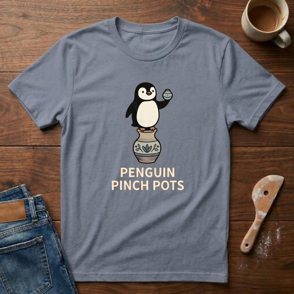 Penguin Pinch Pots T-Shirt