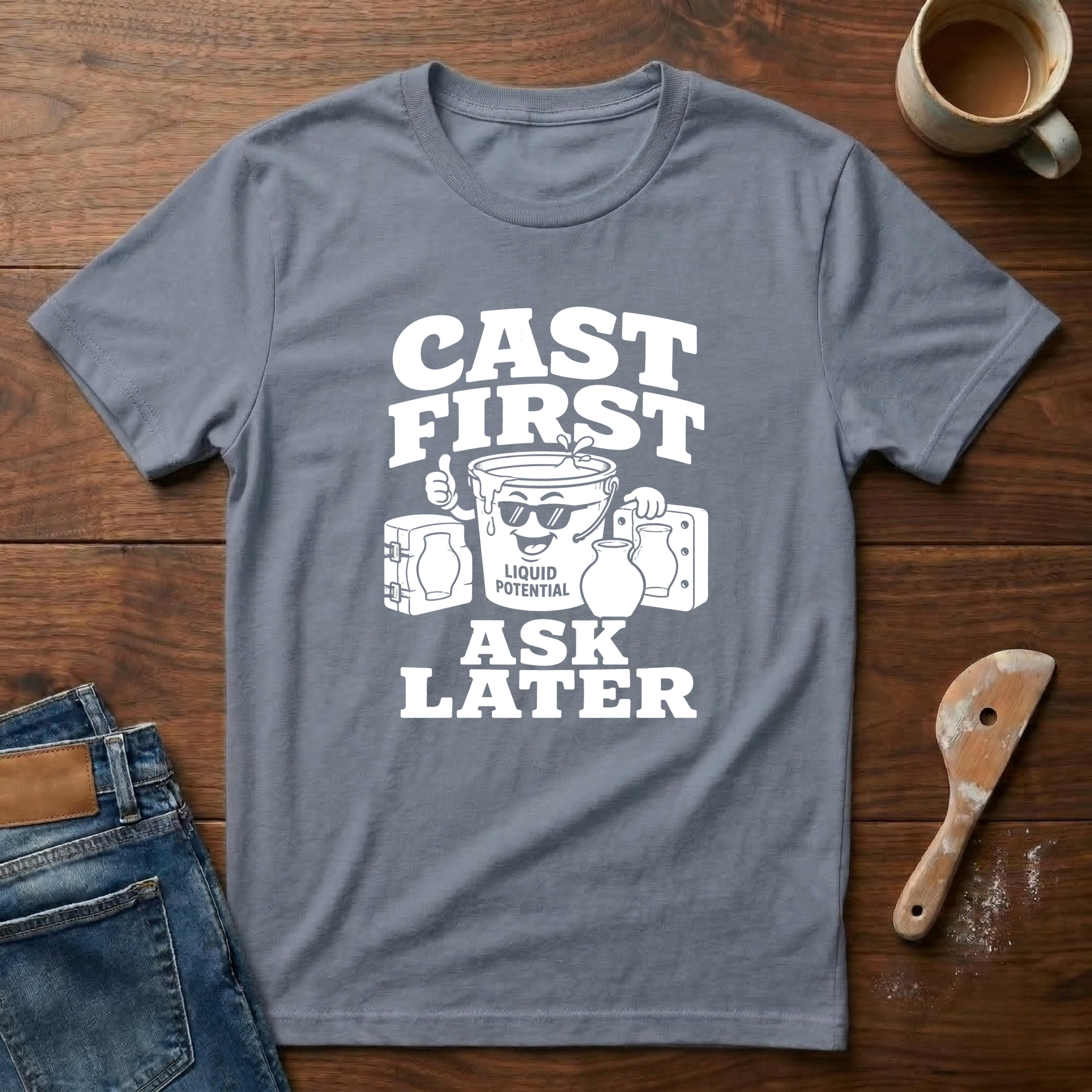 Cast First Ask Later T-Shirt