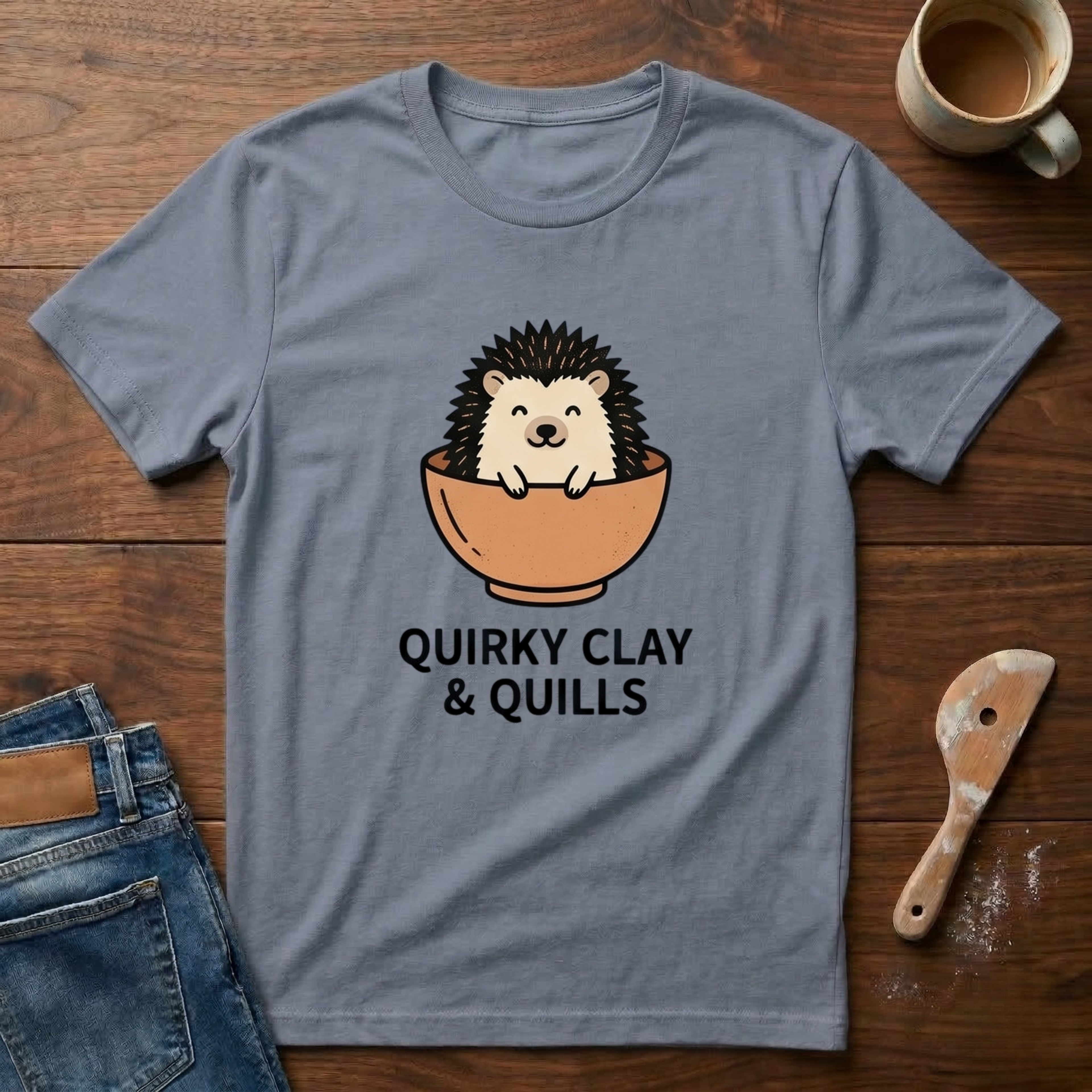 Quirky Clay & Quills T-Shirt