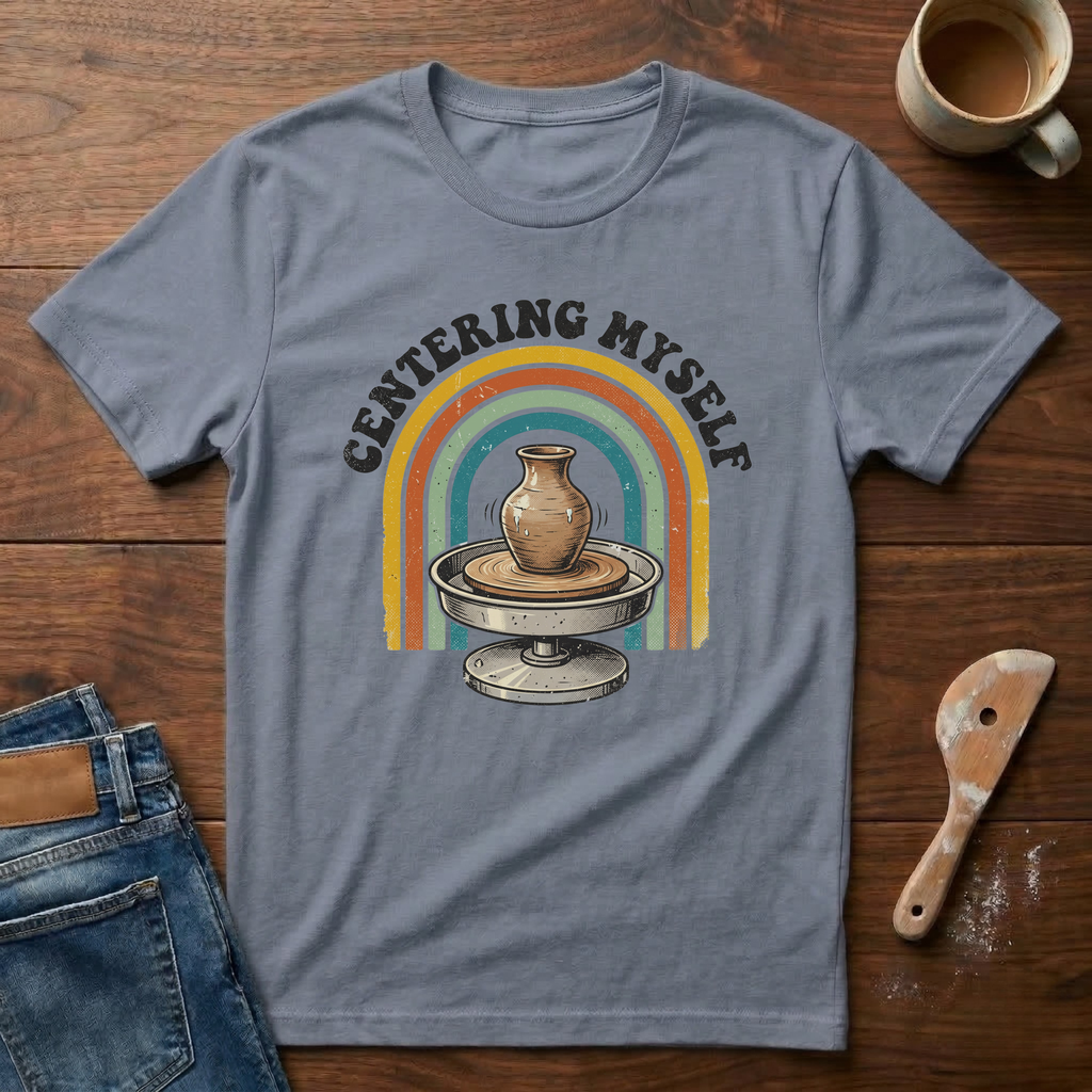 Centering Myself Rainbow T-Shirt