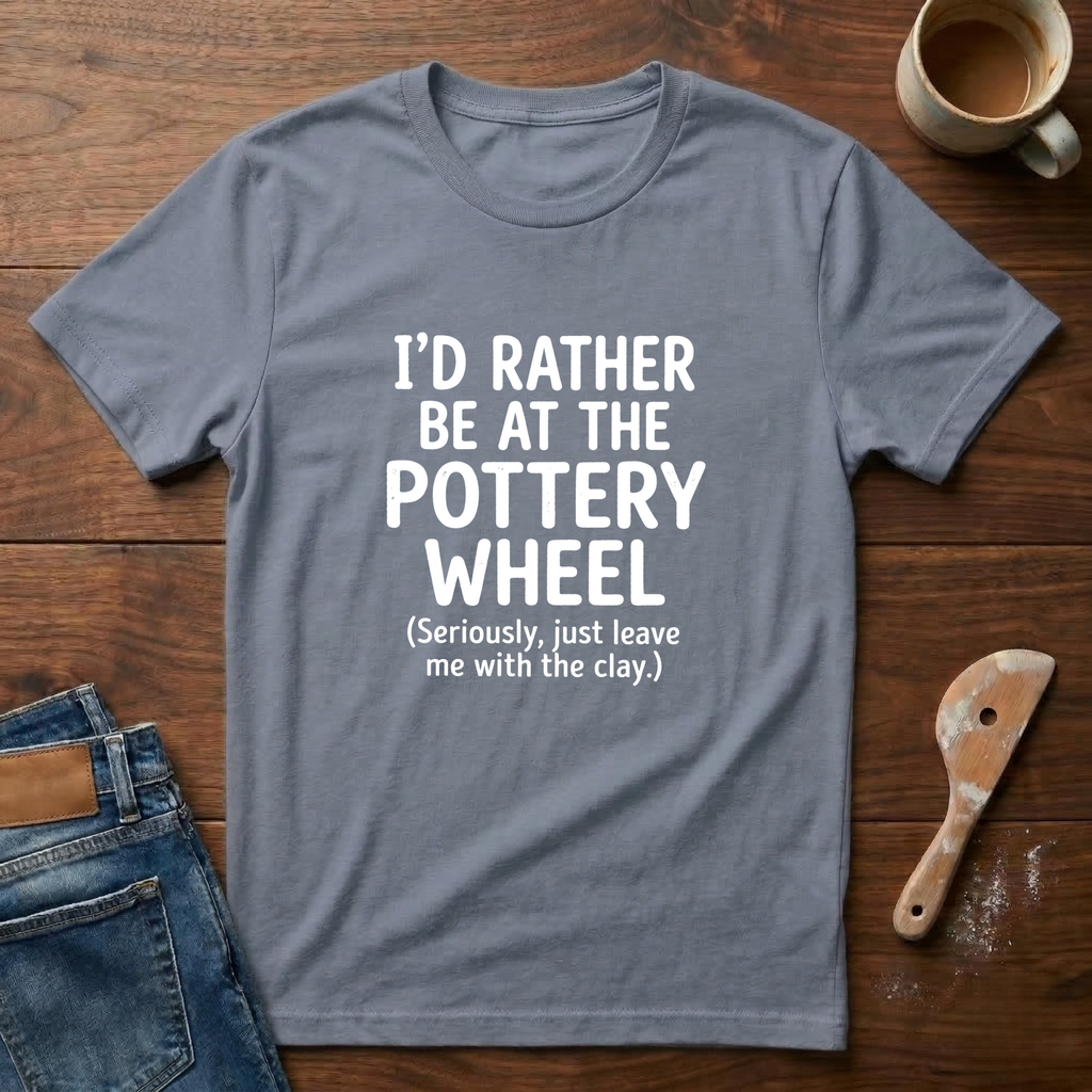 I'd Rather Be At The Pottery Wheel T-Shirt