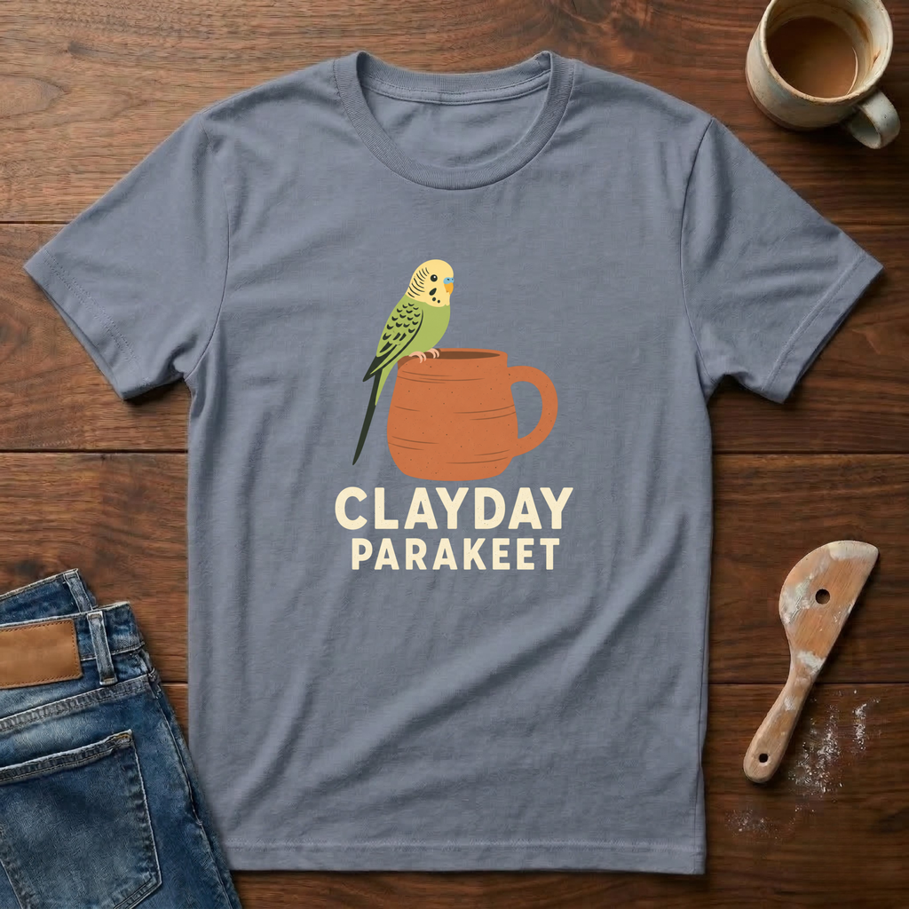 Clayday Parakeet T-Shirt