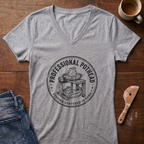 Professional Pothead Ladies' V-Neck T-Shirt