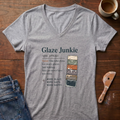 Glaze Junkie Ladies' V-Neck T-Shirt