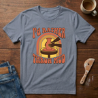 I'd Rather Throw Mud (Retro) T-Shirt