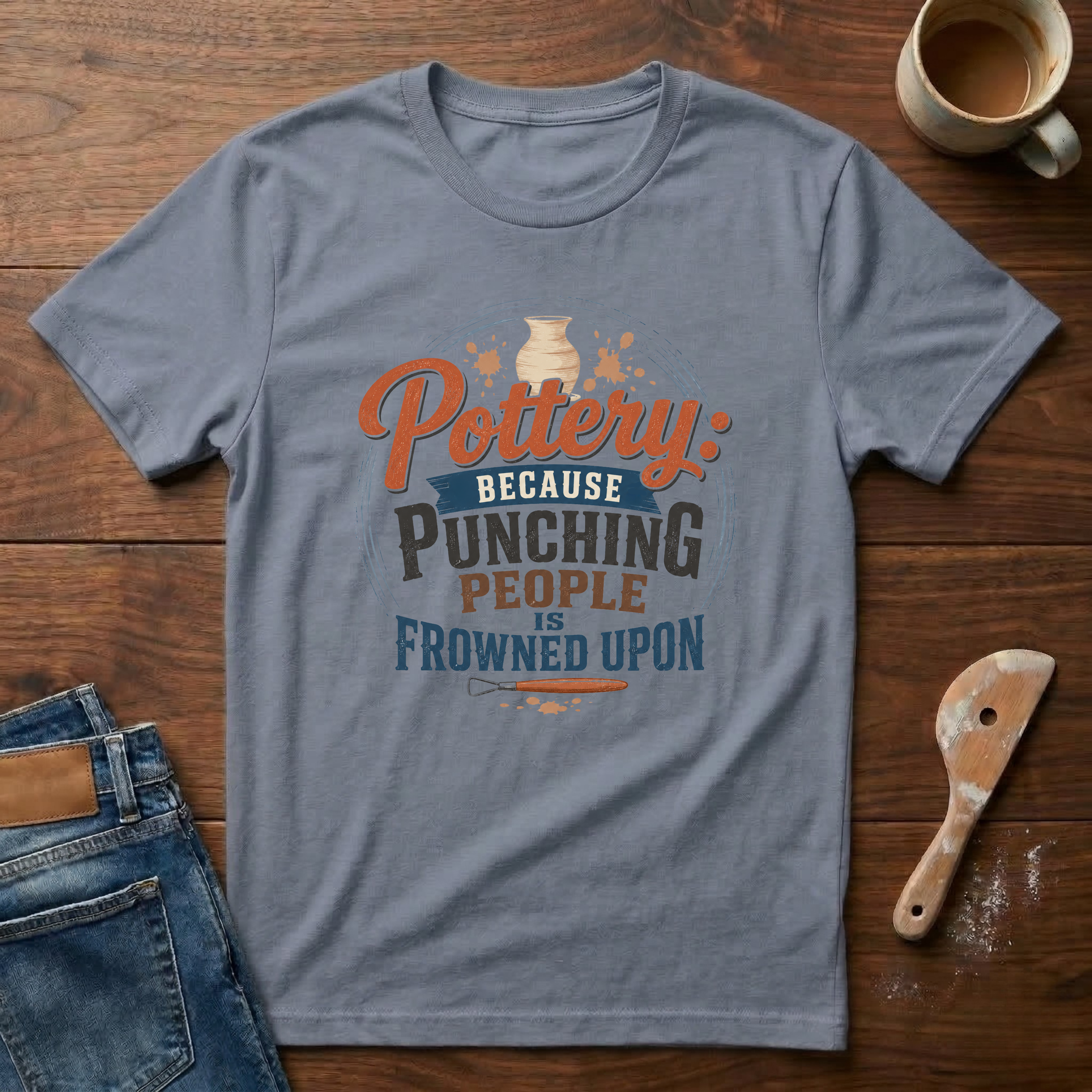 Pottery: Because Punching People Is Frowned Upon T-Shirt