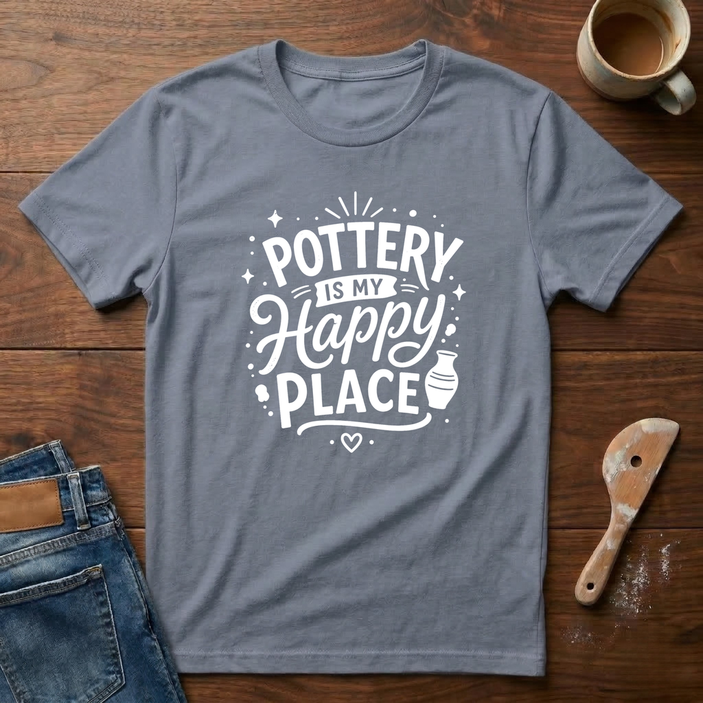Pottery Is My Happy Place T-Shirt