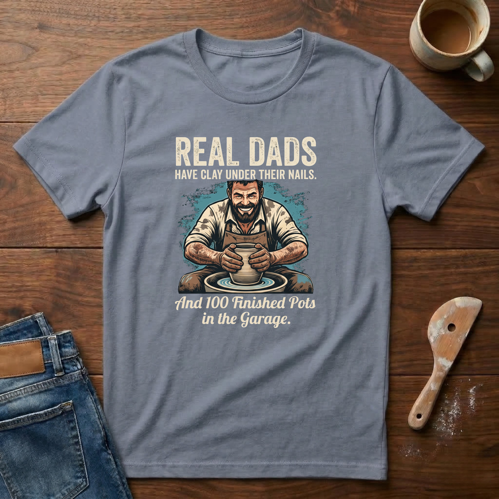 Real Dads Have Clay Under Their Nails T-Shirt