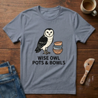 Wise Owls Pots & Bowls T-Shirt
