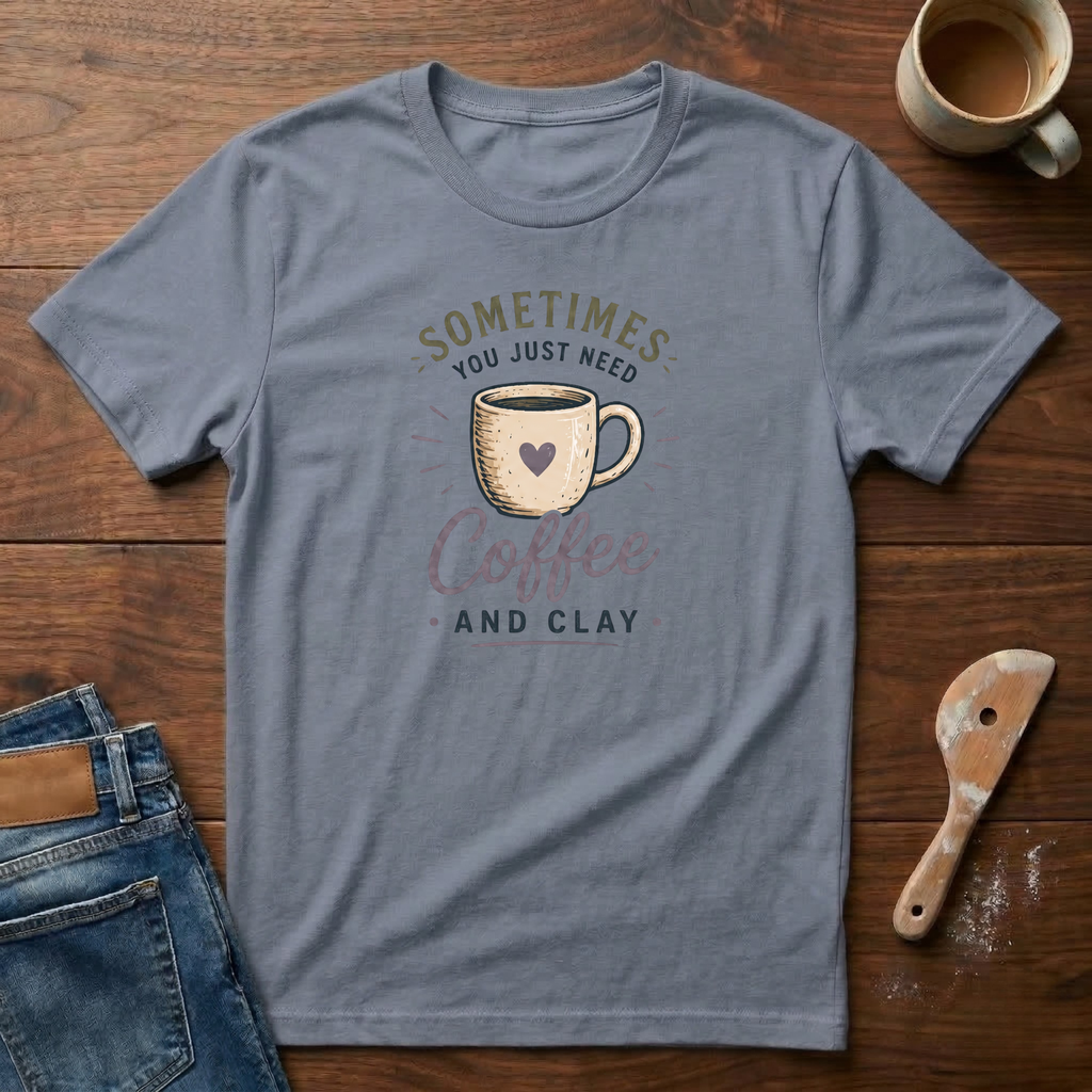 Sometimes You Just Need Coffee & Clay T-Shirt