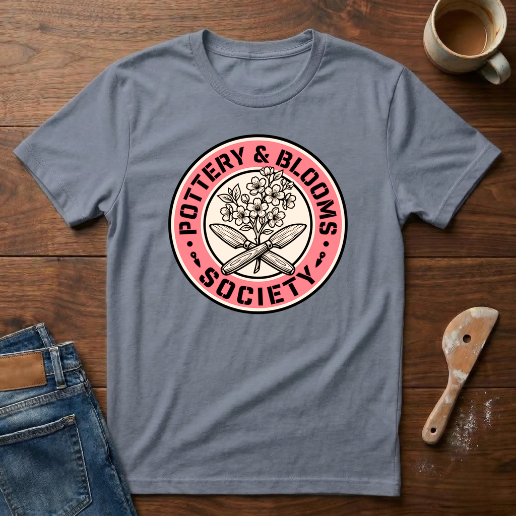 Pottery & Blooms Society T-Shirt