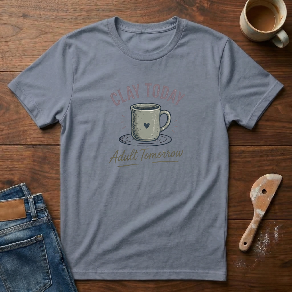 Clay Today Adult Tomorrow T-Shirt