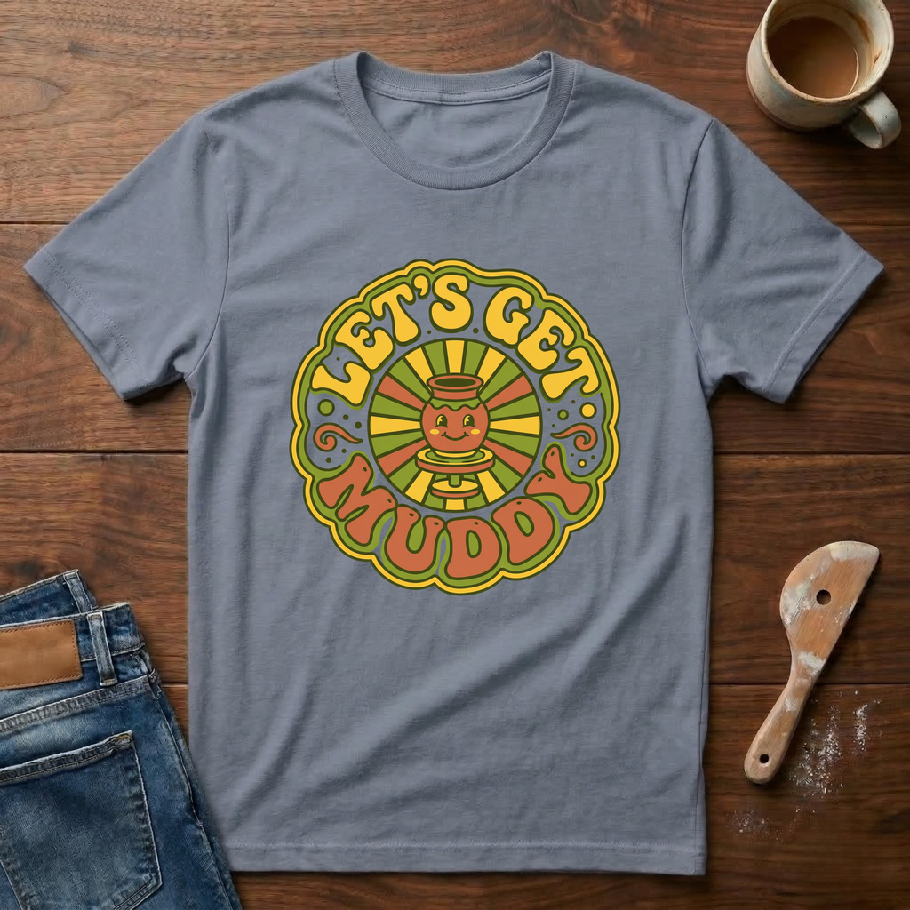 Let's Get Muddy Retro T-Shirt