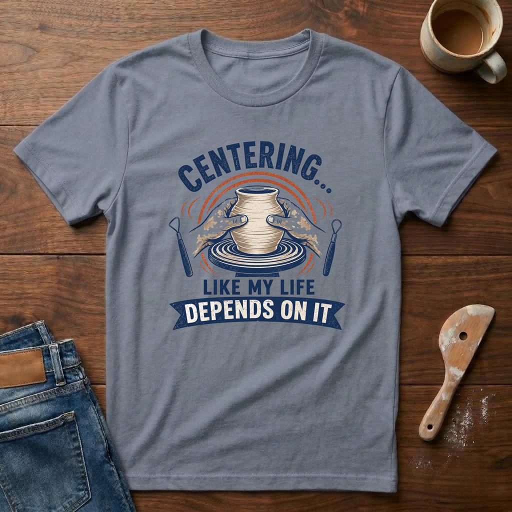 Centering Like My Life Depends On It T-Shirt