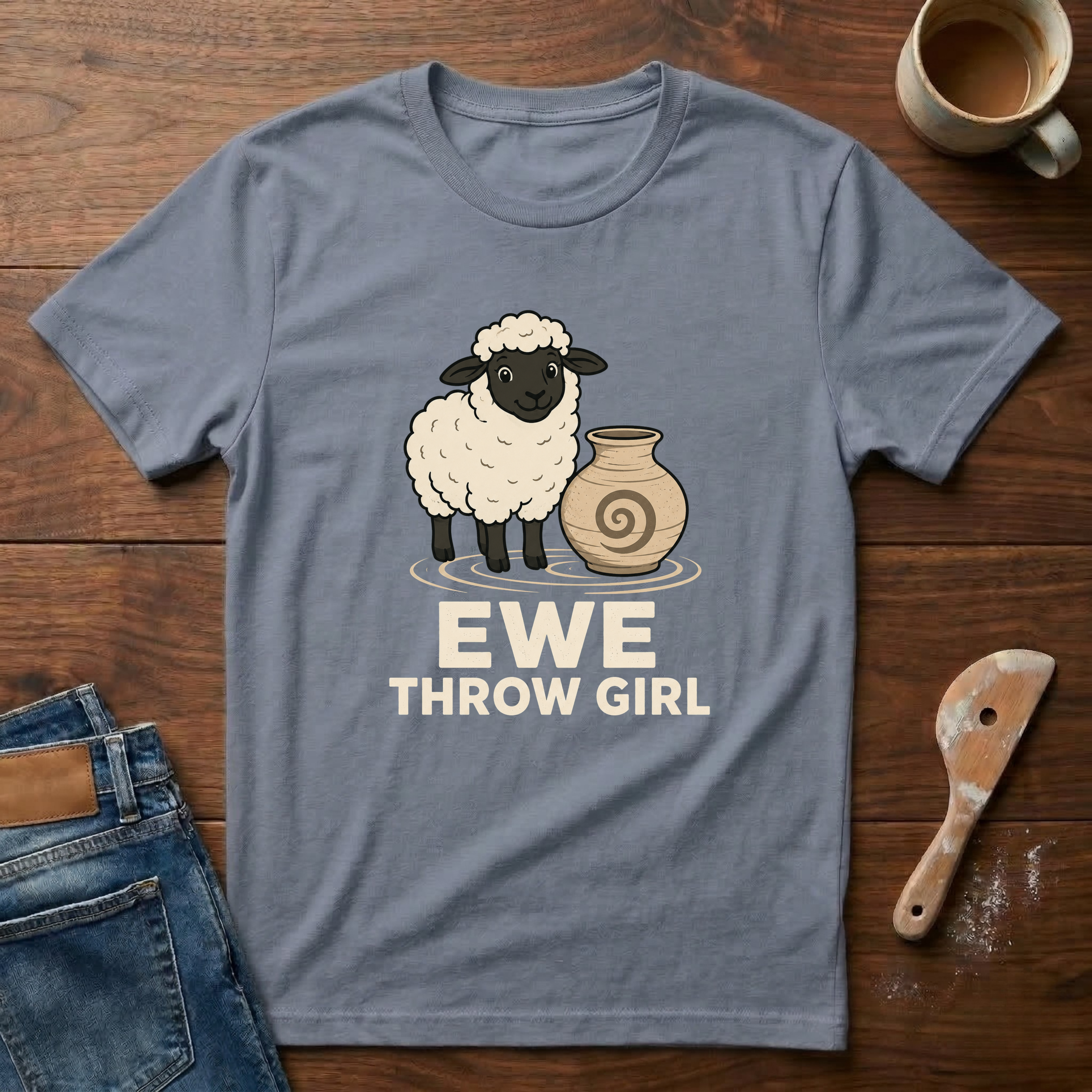 Ewe Throw Girl T-Shirt
