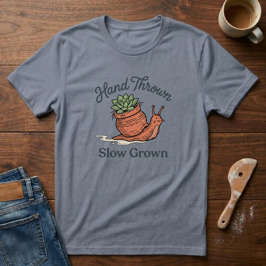 Hand Thrown, Slow Grown T-Shirt
