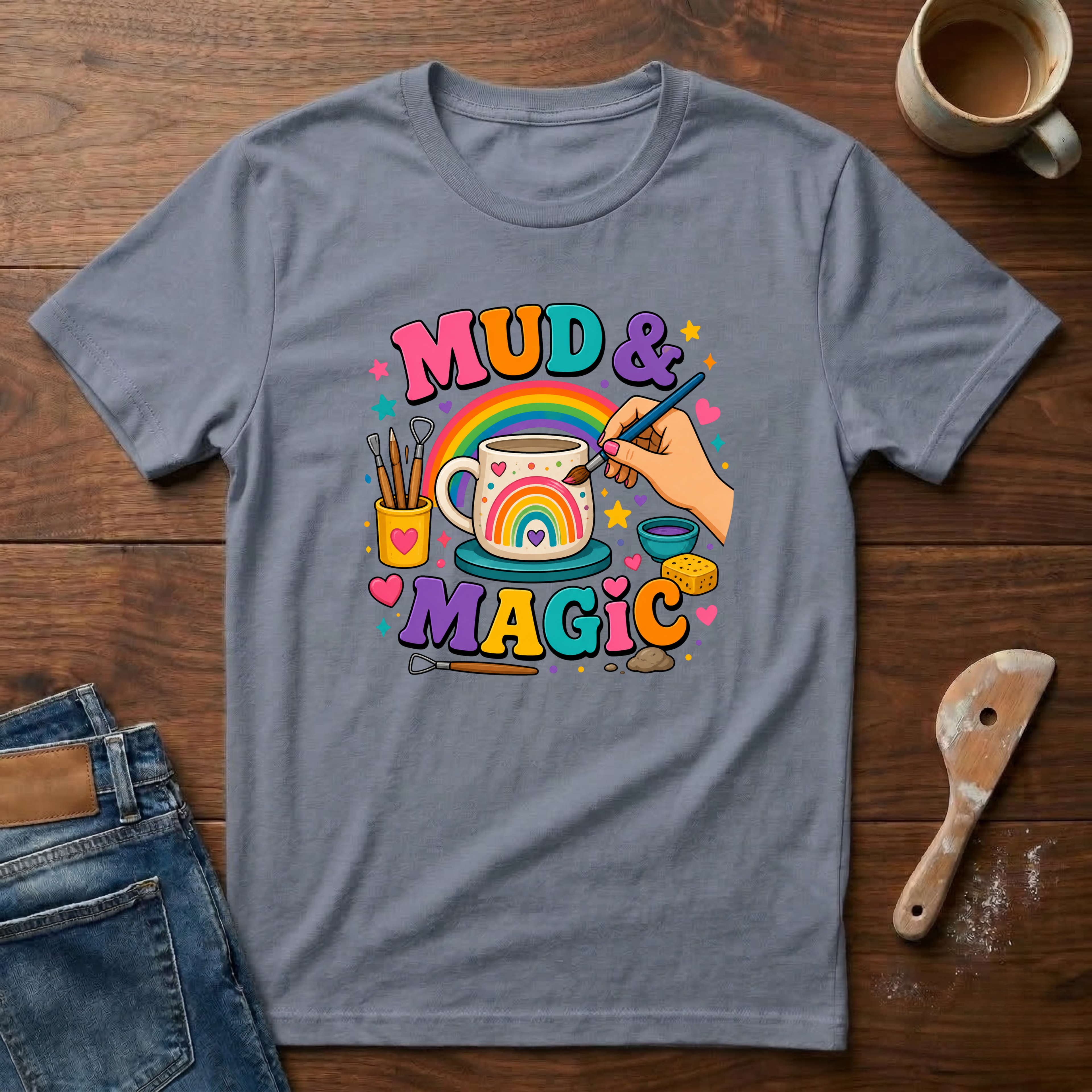 Mud & Magic Rainbow T-Shirt