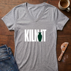 Kiln It Ladies' V-Neck T-Shirt