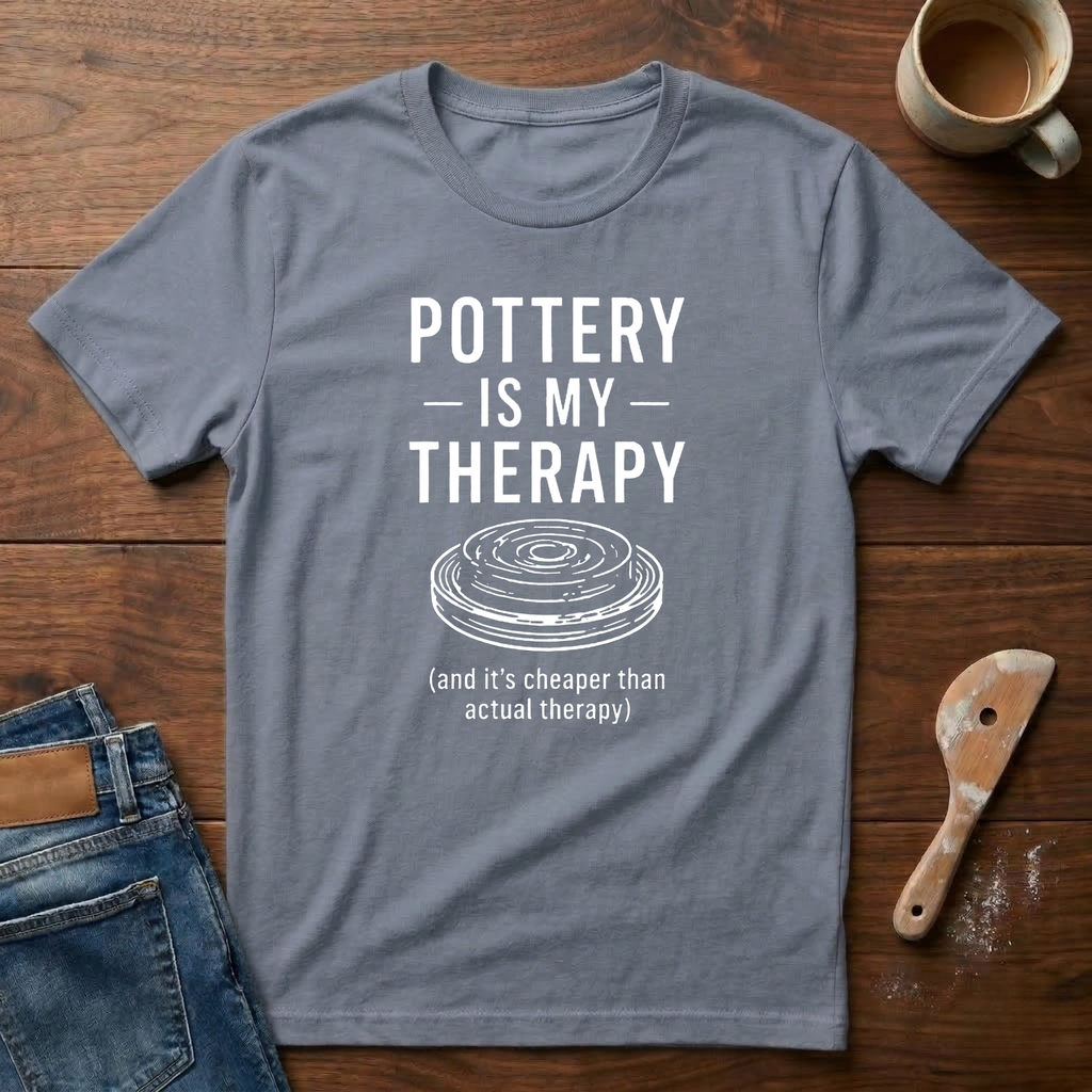 Pottery Is My Therapy T-Shirt