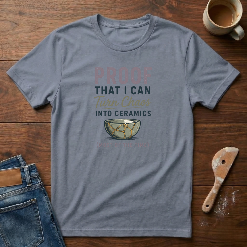 Proof That I Can Turn Chaos Into Ceramics T-Shirt
