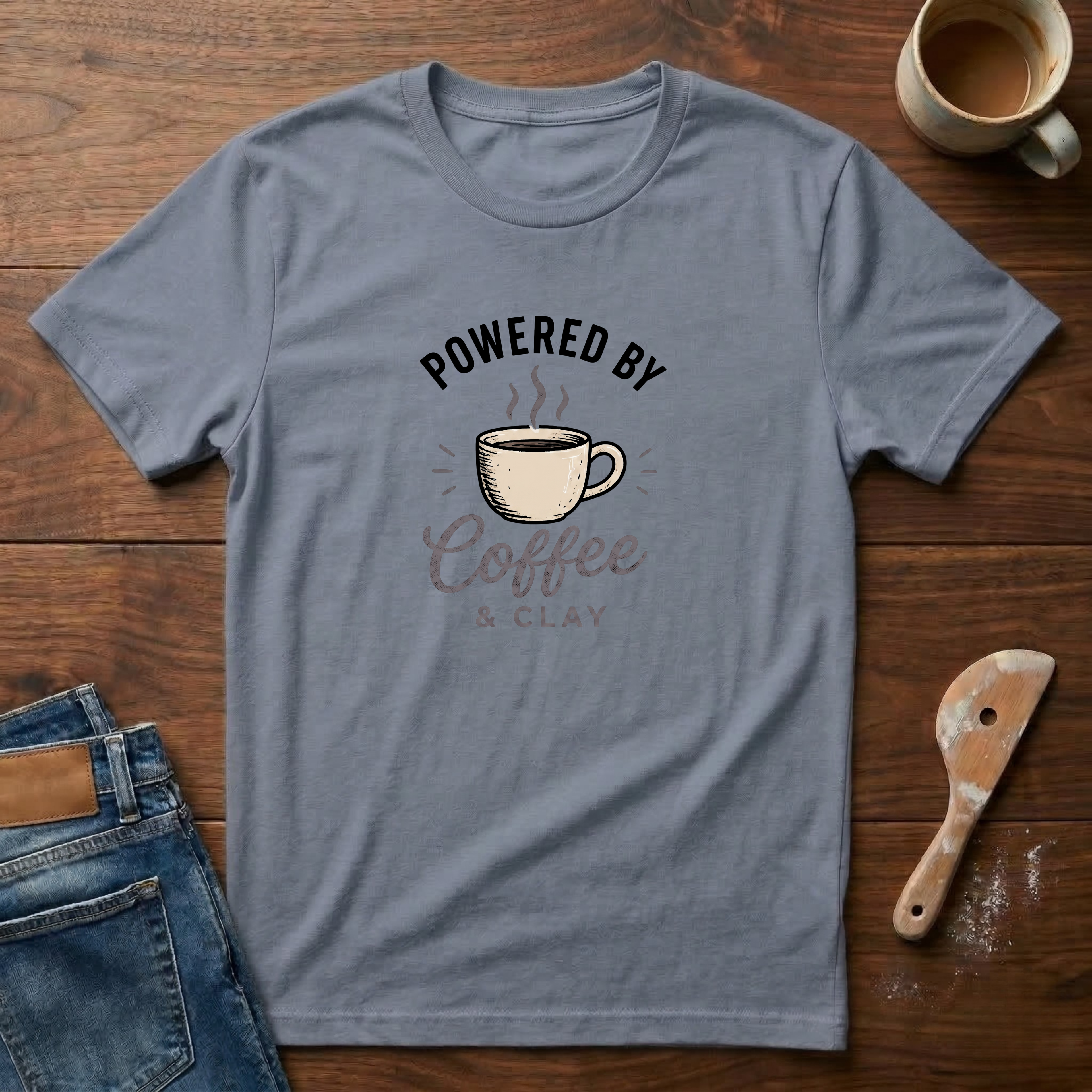 Powered By Coffee & Clay T-Shirt