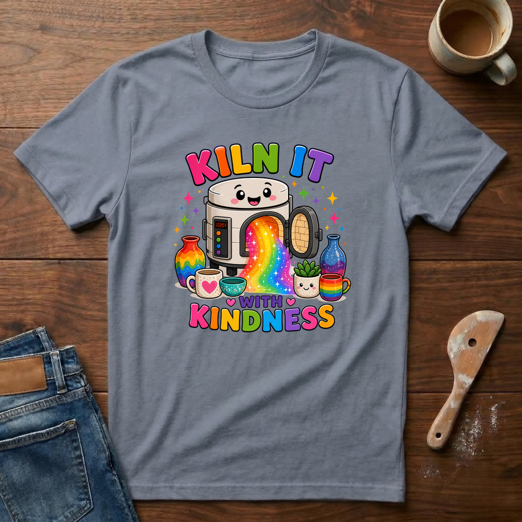 Kiln It With Kindness Rainbow T-Shirt