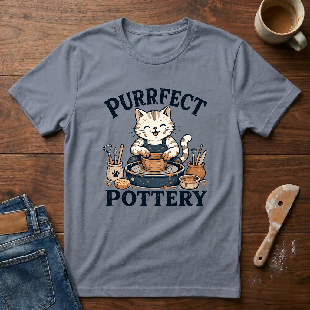 Purrfect Pottery T-Shirt