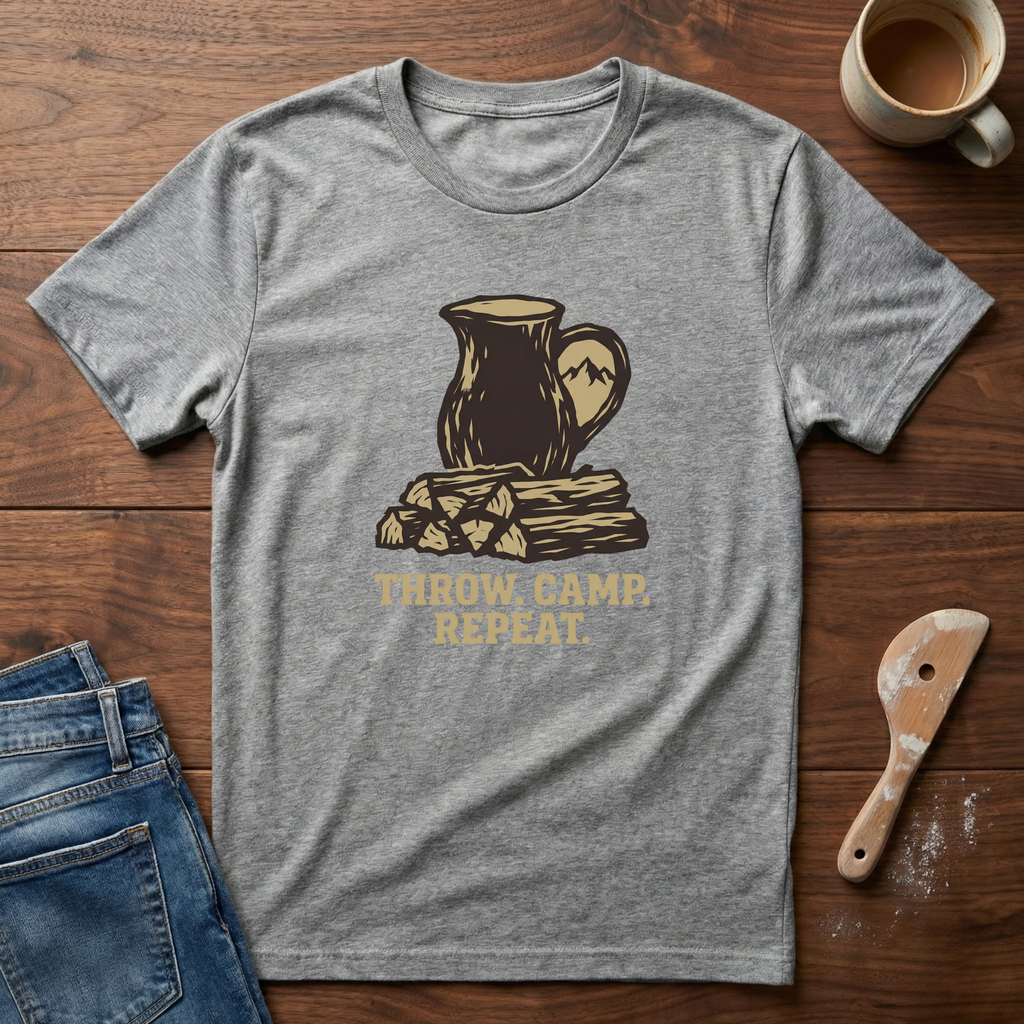 Throw. Camp. Repeat T-Shirt