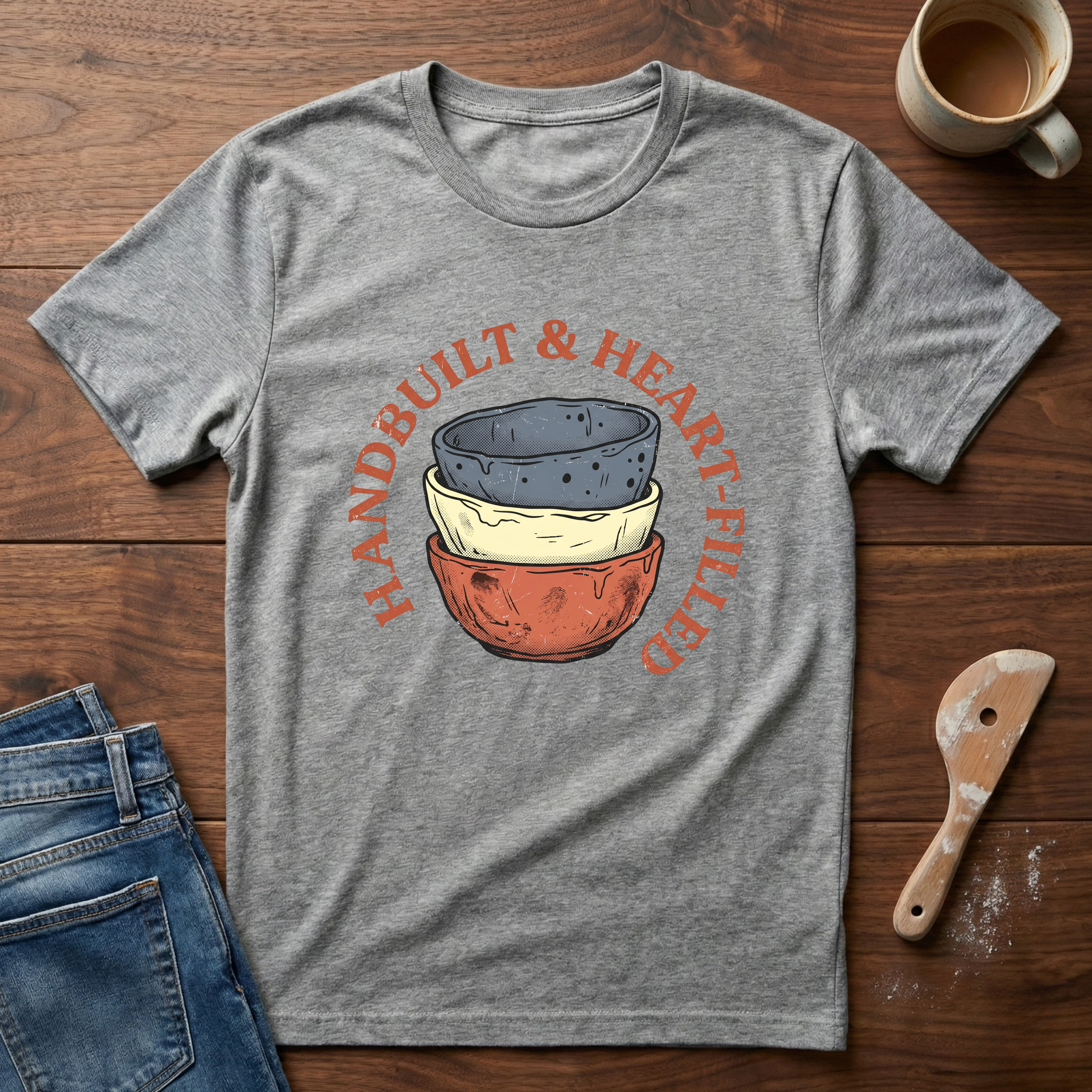 Handbuilt & Heart-Filled T-Shirt