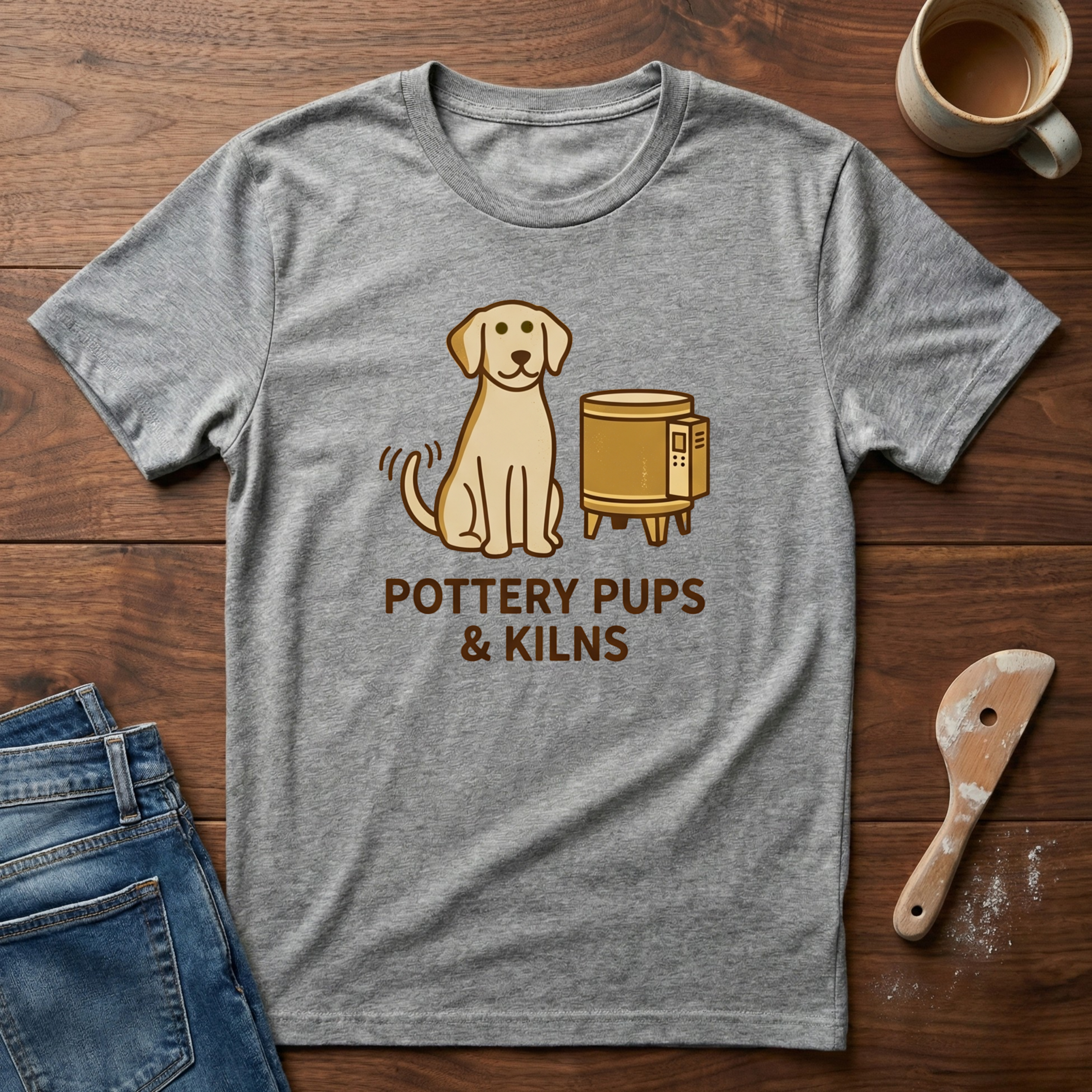 Pottery Pups & Kilns T-Shirt