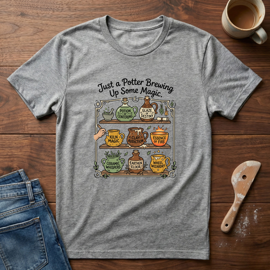 Just A Potter Brewing Up Some Magic T-Shirt