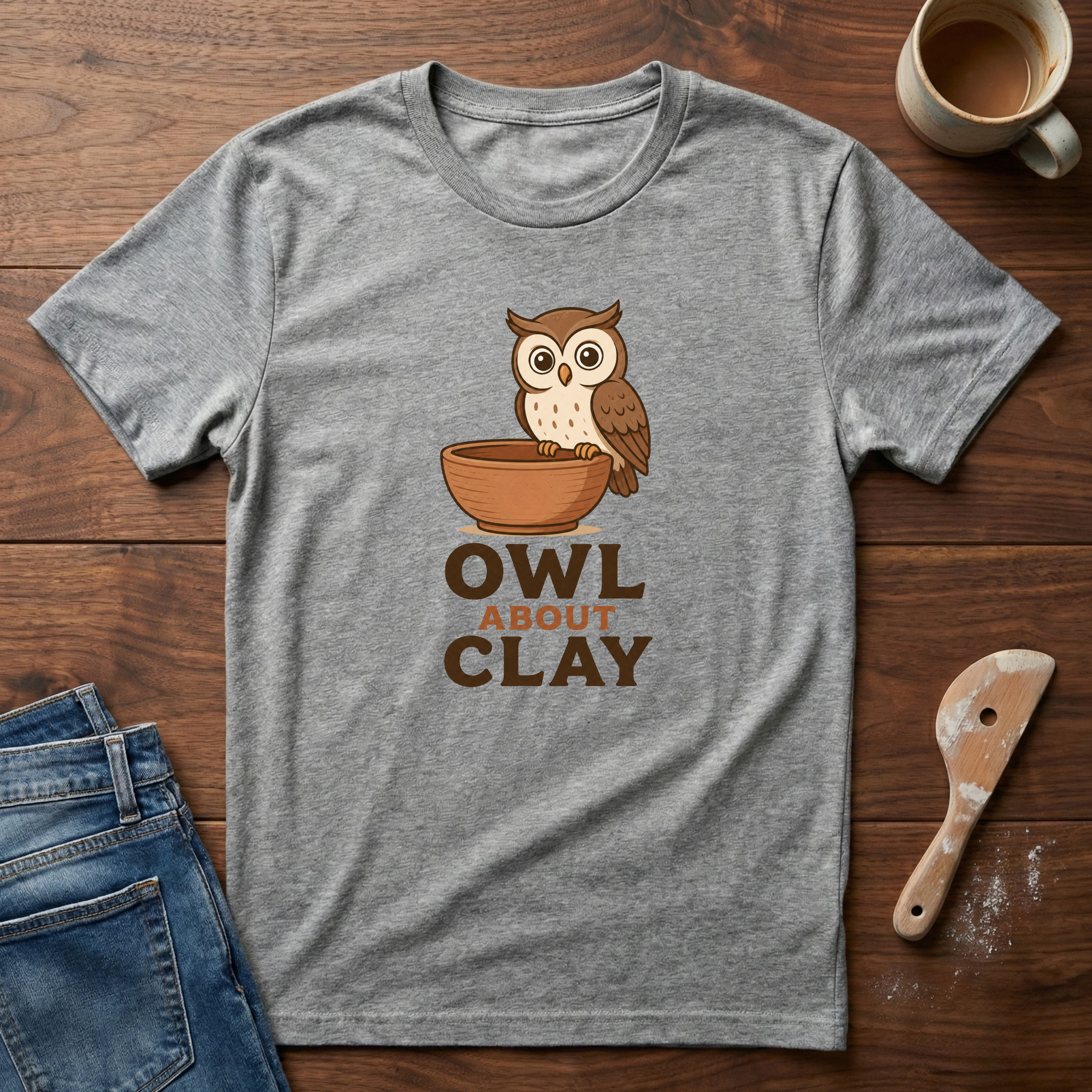 Owl About Clay T-Shirt