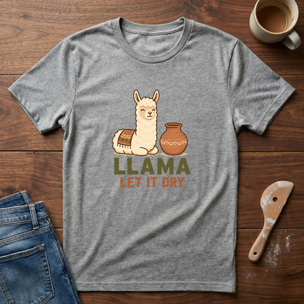 Llama Let It Dry T-Shirt