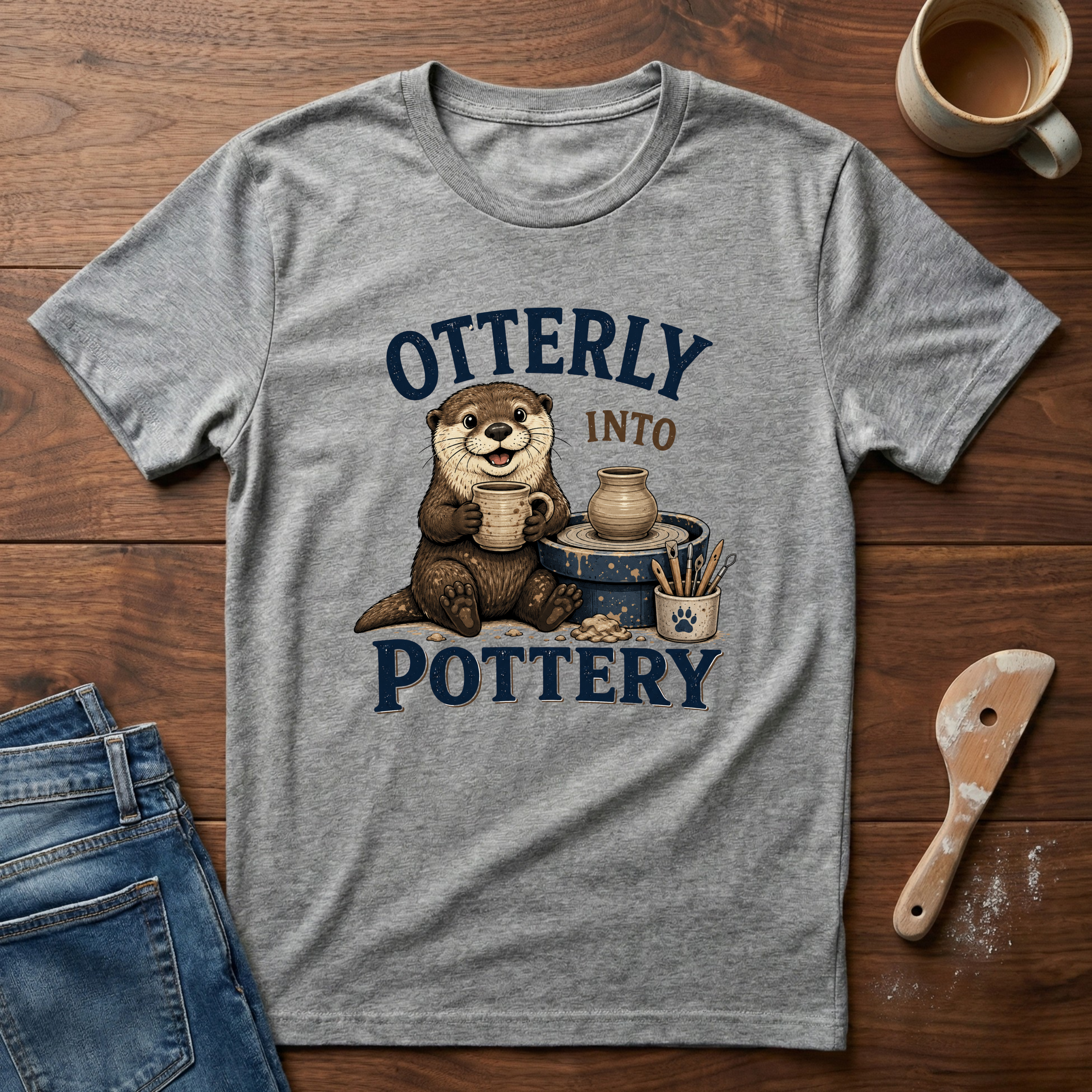 Otterly Into Pottery T-Shirt