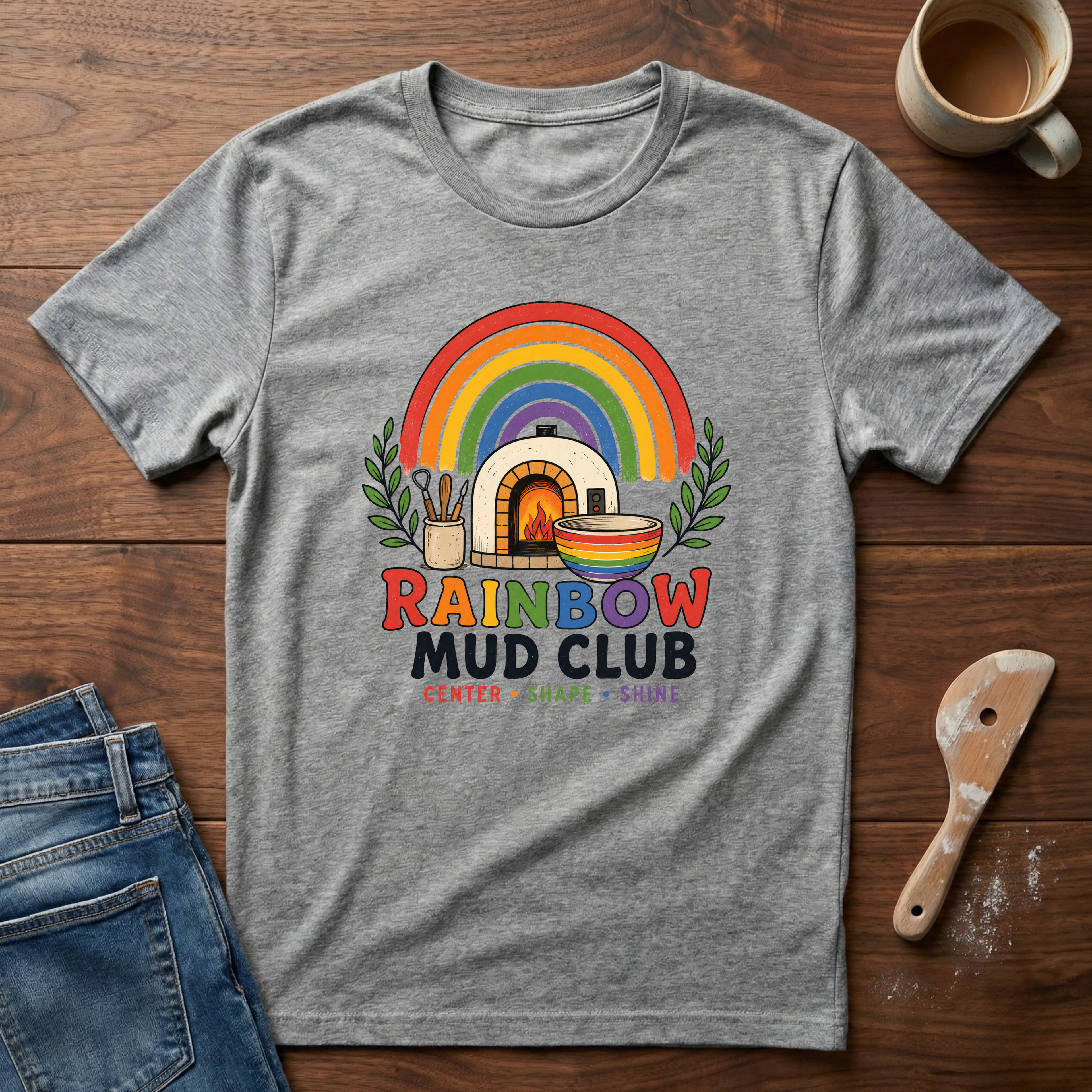 Rainbow Mud Club T-Shirt
