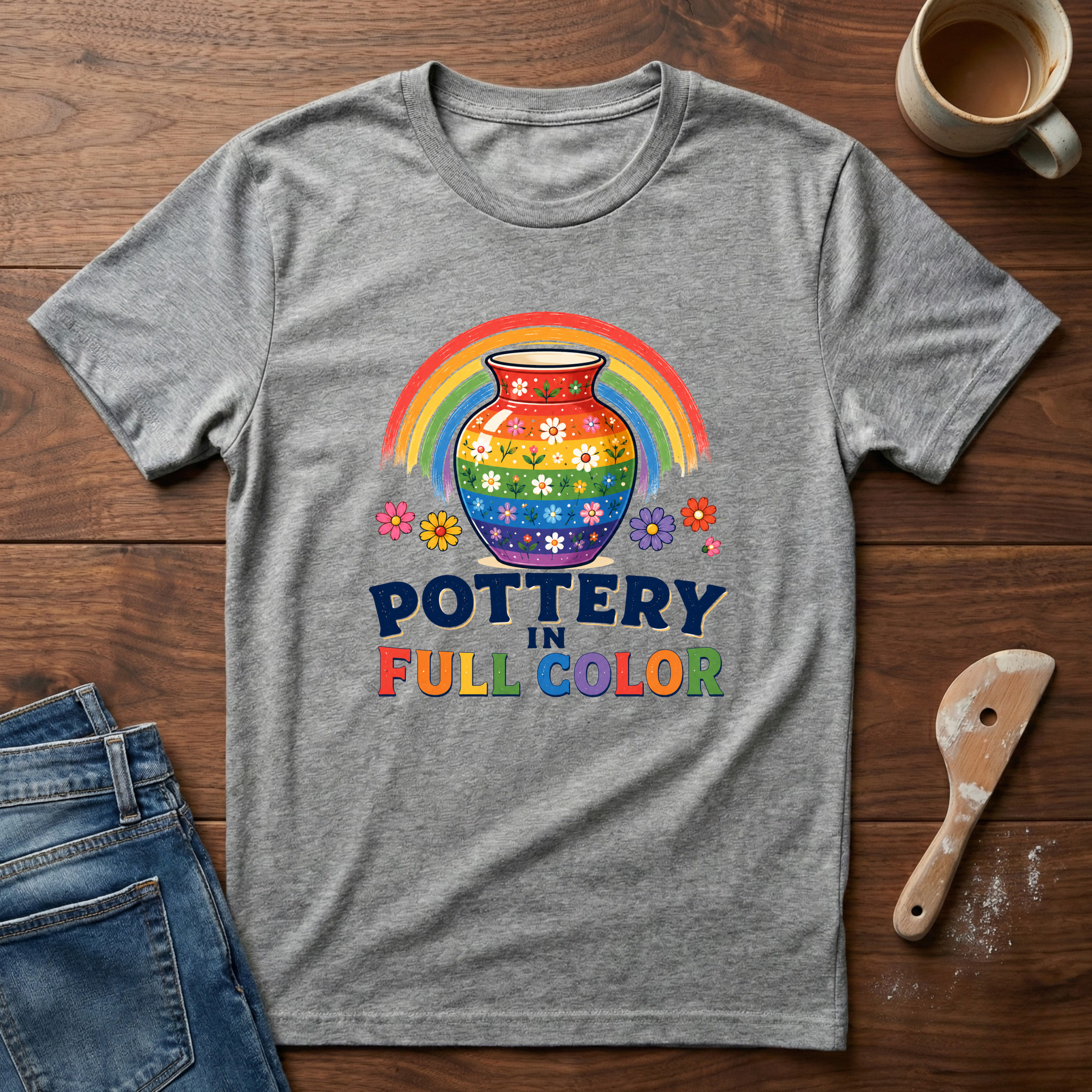 Pottery In Full Color T-Shirt