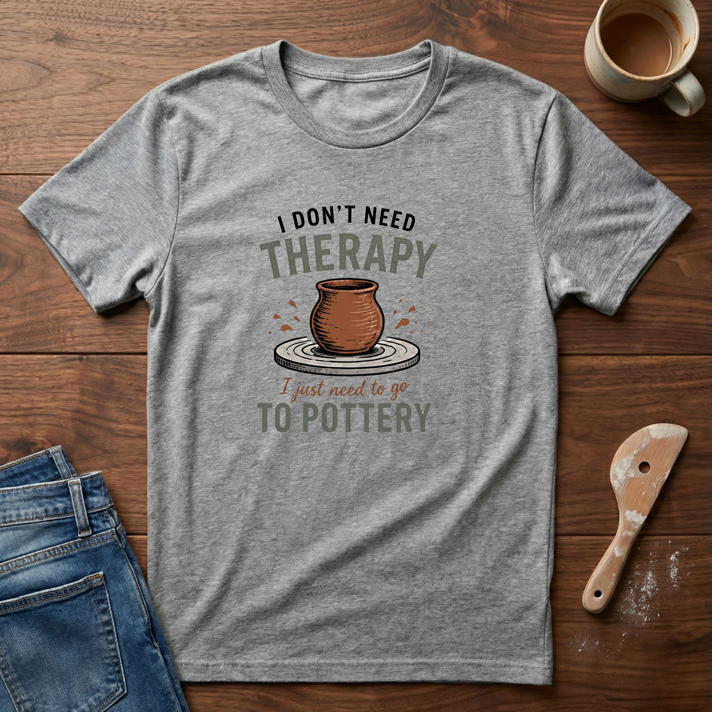 I Don't Need Therapy I Just Need Pottery T-Shirt