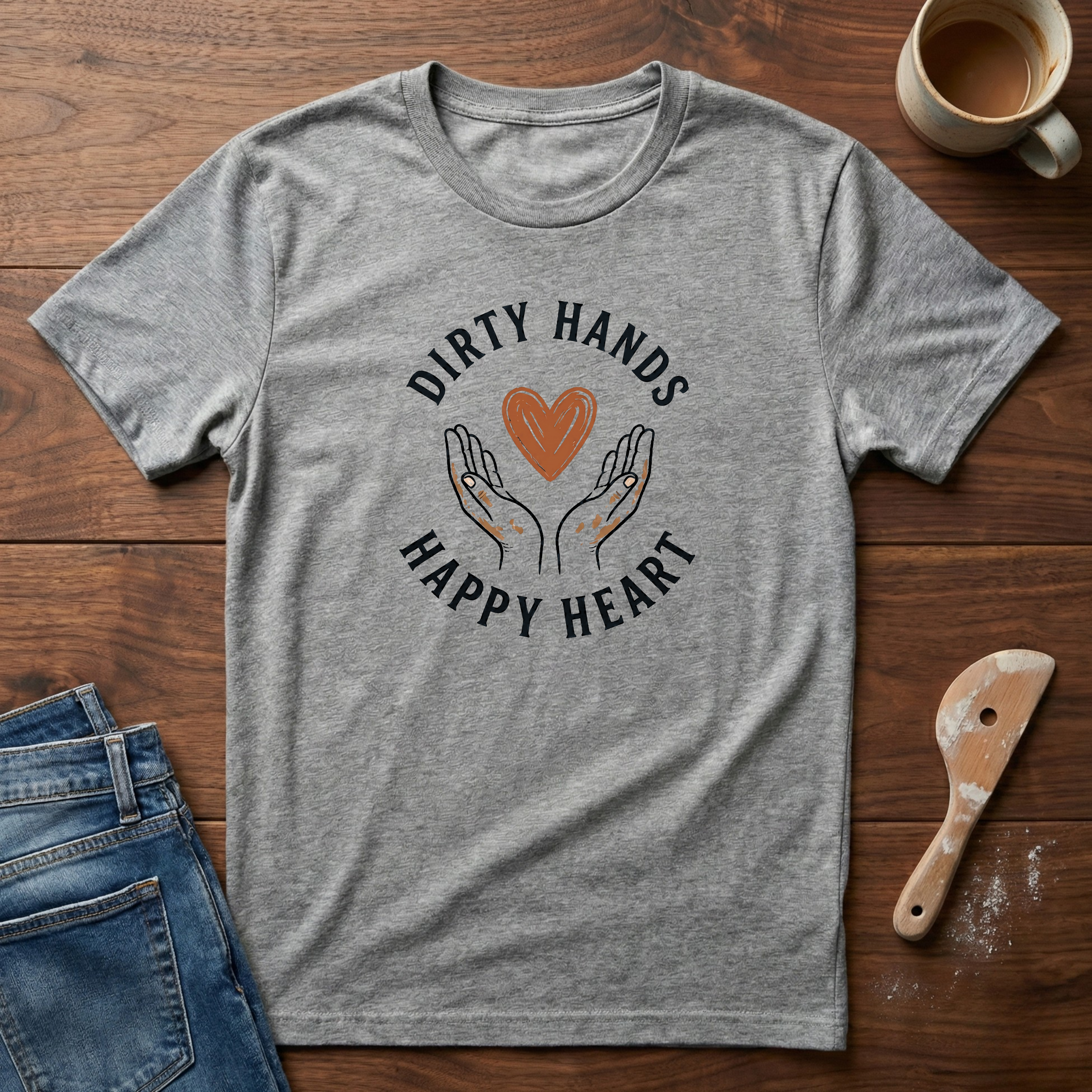 Dirty Hands Happy Heart T-Shirt