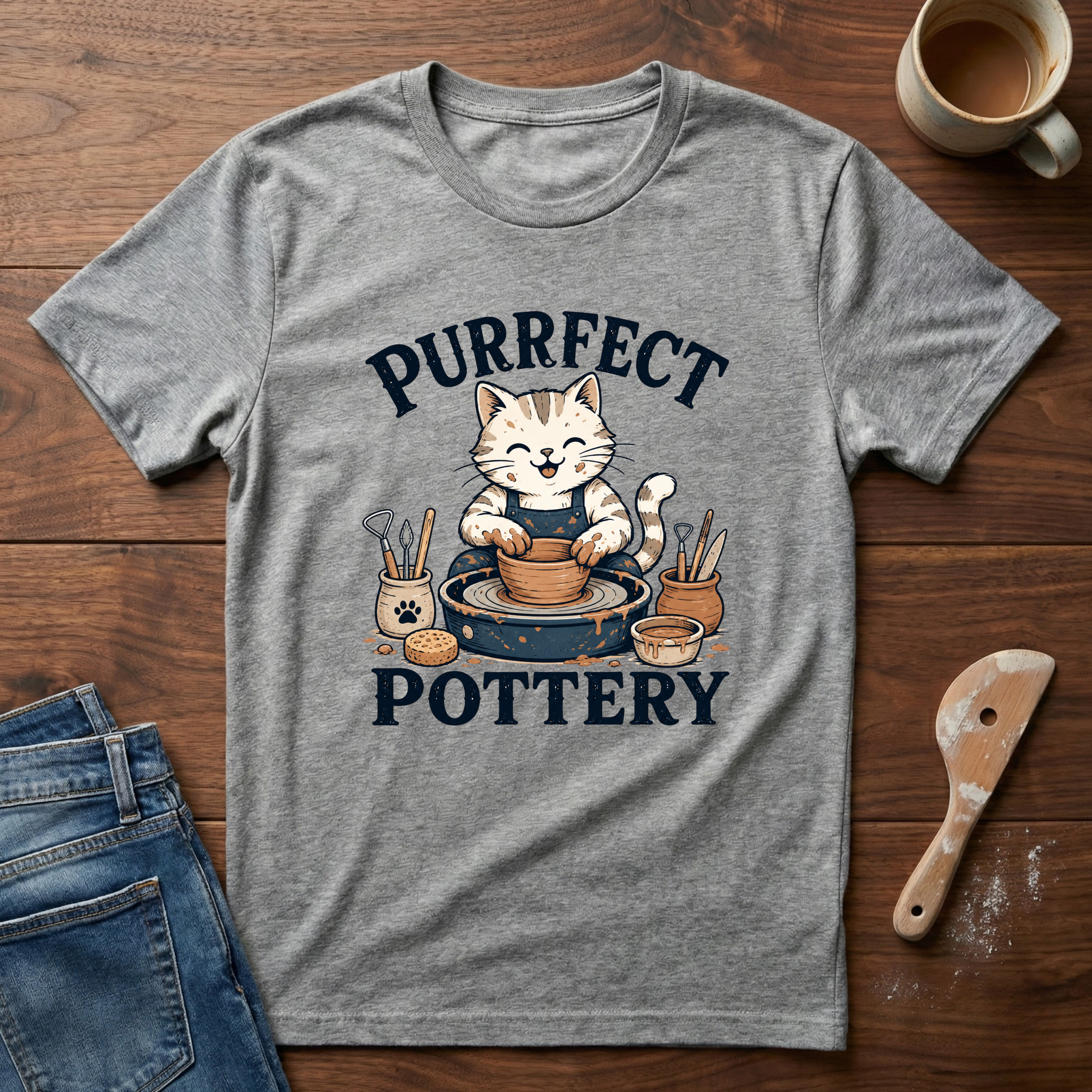 Purrfect Pottery T-Shirt