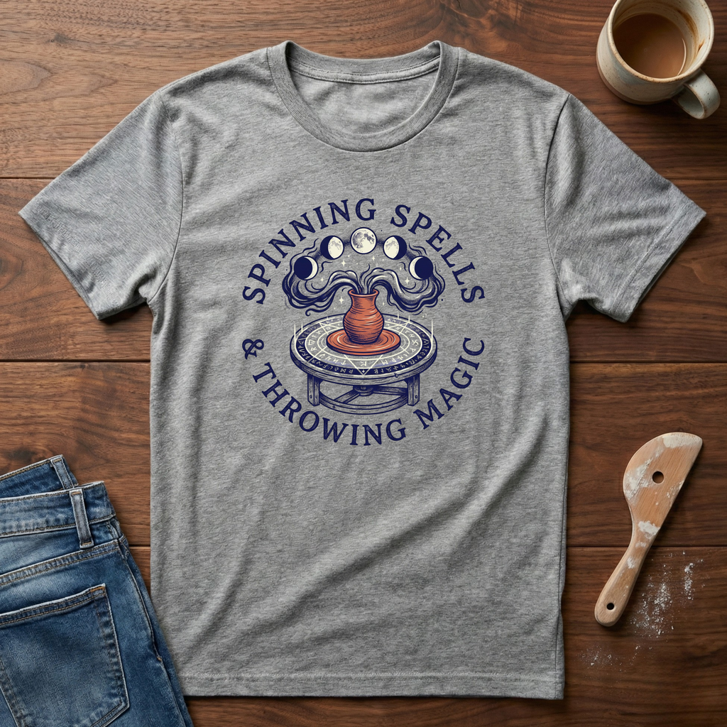Spinning Spells & Throwing Magic T-Shirt