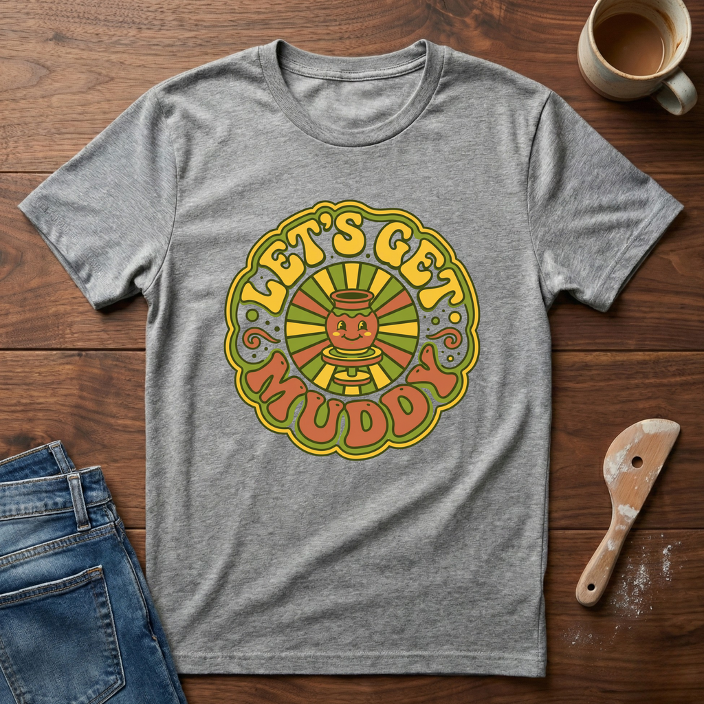 Let's Get Muddy Retro T-Shirt