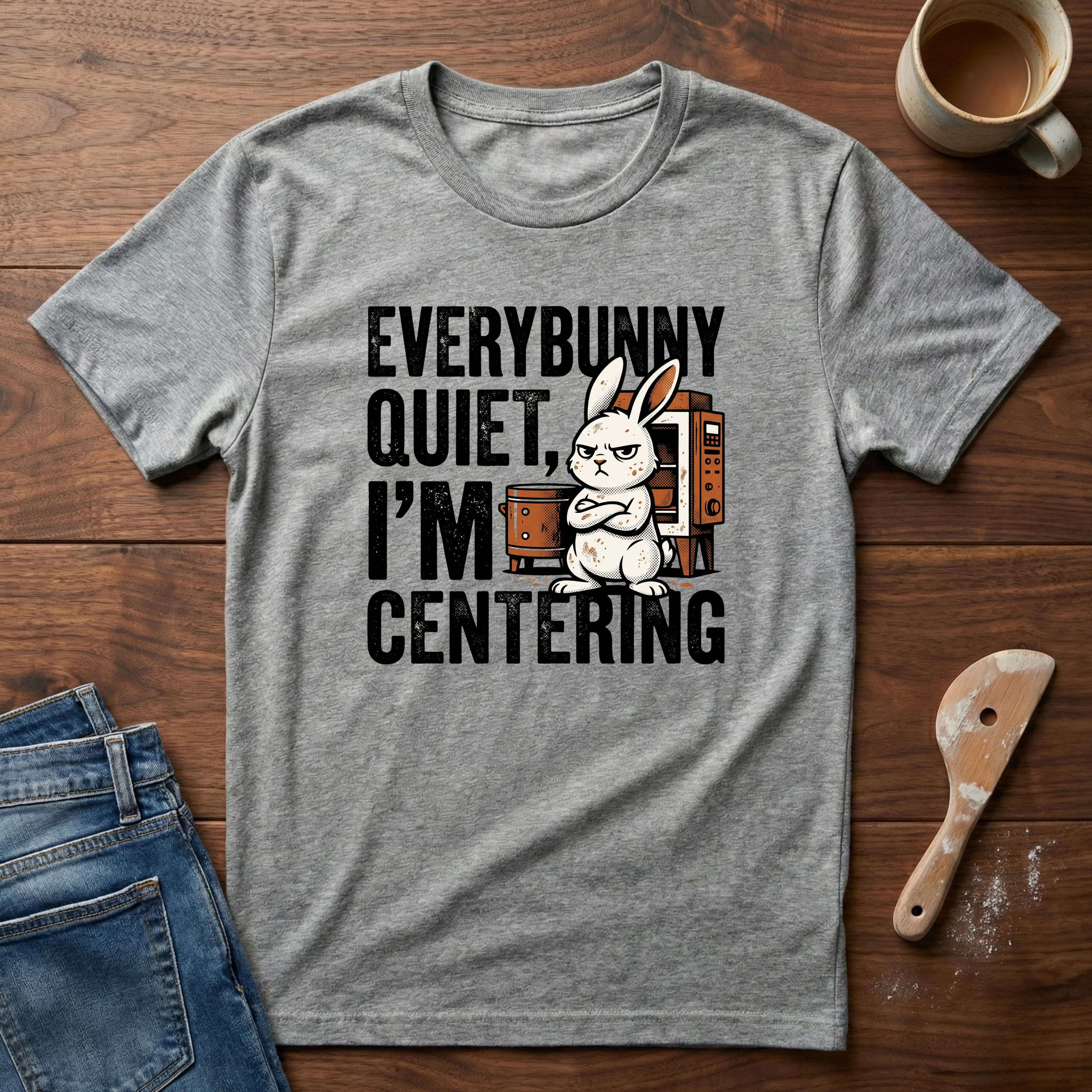 Everybunny Quiet. I'm Centering  T-Shirt