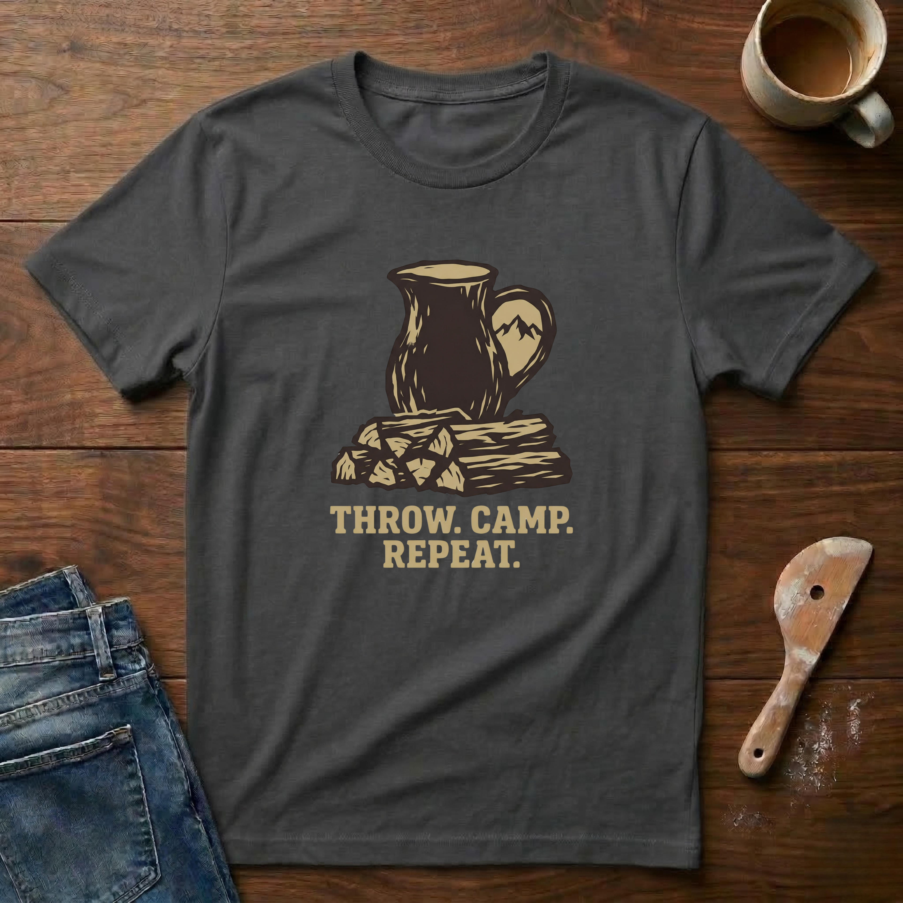 Throw. Camp. Repeat T-Shirt