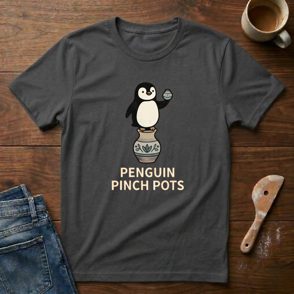 Penguin Pinch Pots T-Shirt