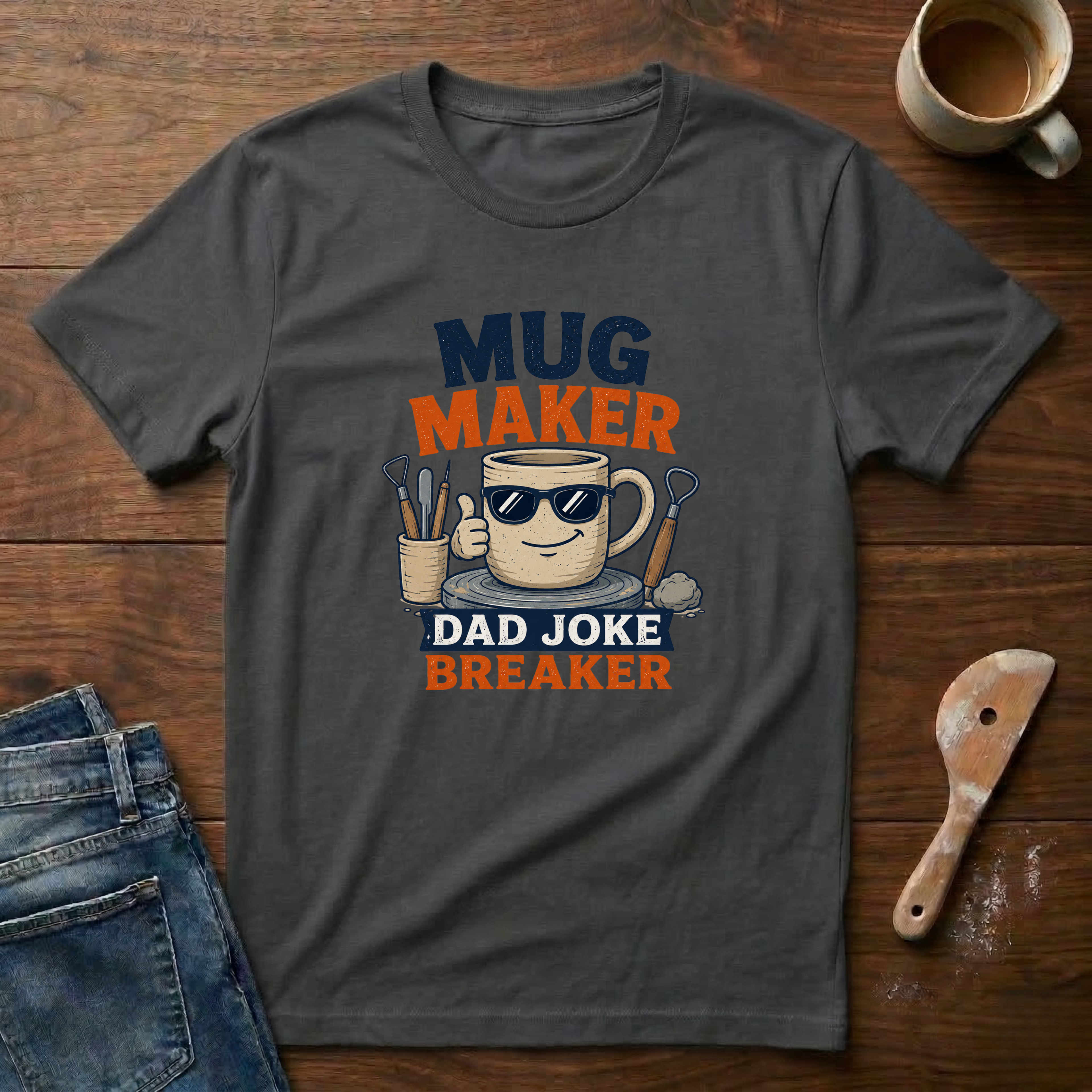 Mug Maker Dad Joke Breaker T-Shirt