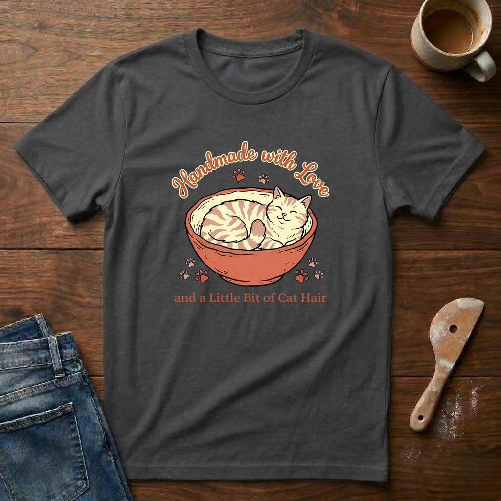 Hand Made With Love And A Little Bit Of Cat Hair T-Shirt