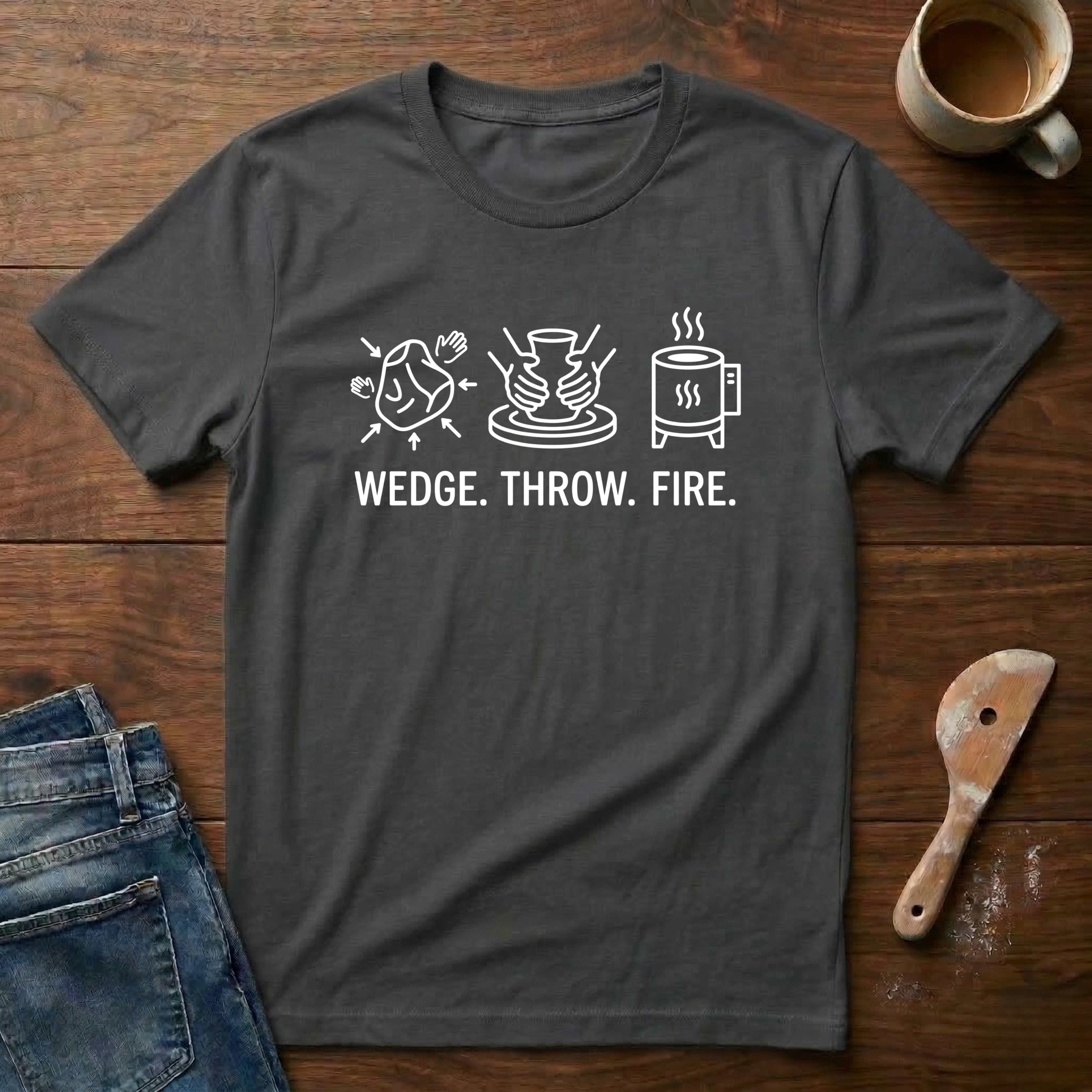 Wedge. Throw. Fire. T-Shirt